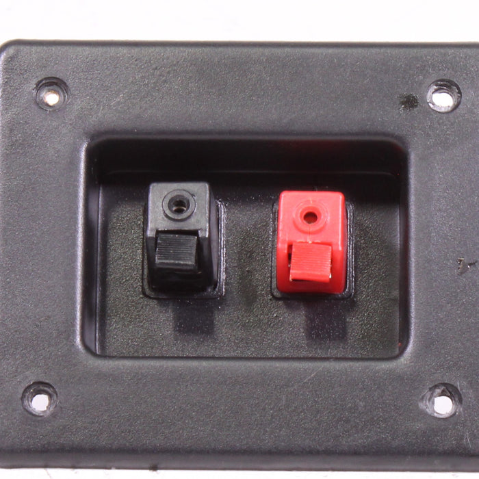 Replacement Speaker Terminal Cup Spring Clip Connector Plate with Red/Black Leads-Speaker Accessories-SpenCertified-vintage-refurbished-electronics