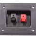 Replacement Speaker Terminal Cup Spring Clip Connector Plate with Red/Black Leads-Speaker Accessories-SpenCertified-vintage-refurbished-electronics