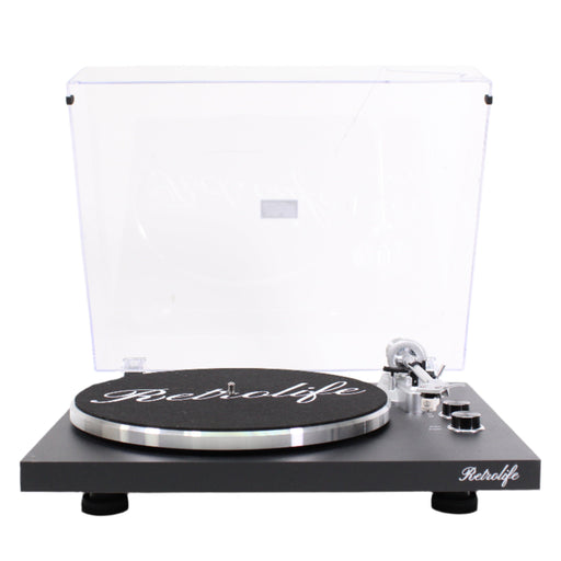 Retrolife Seasonlife HQ-KZ006 Belt-Driven Turntable Record Player BLACK (with Original Box) (Copy)-Turntables & Record Players-SpenCertified-vintage-refurbished-electronics