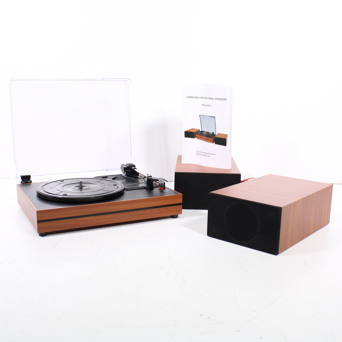 Retrolife Seasonlife R612 Turntable Record Player with External Speake ...