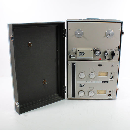 Roberts Electronics 721 Portable Reel-to-Reel Player Recorder Built-In Speakers (AS IS)-Reel-to-Reel Tape Players & Recorders-SpenCertified-vintage-refurbished-electronics