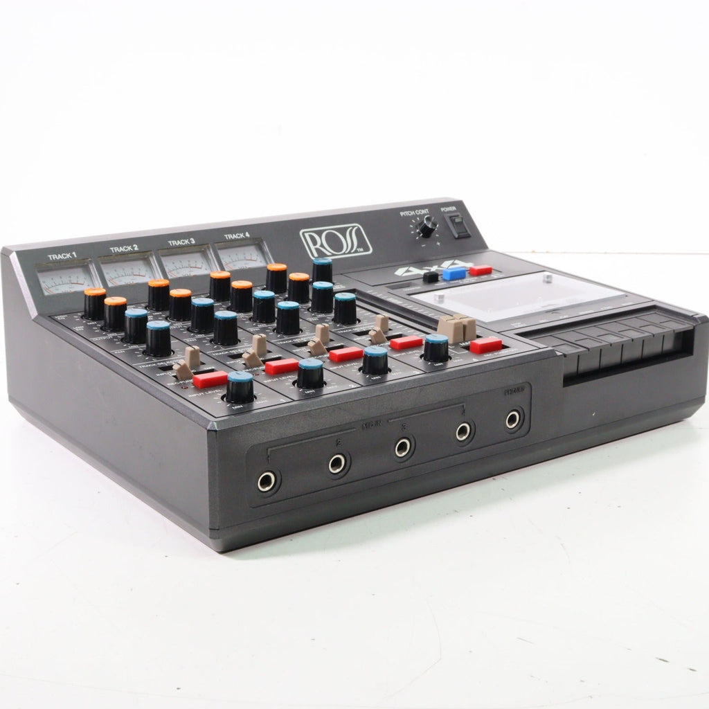 Ross Rave Audio Interface Ross R-4x4 Vintage 4-Track Mixer Recorder Deck Cassette Player