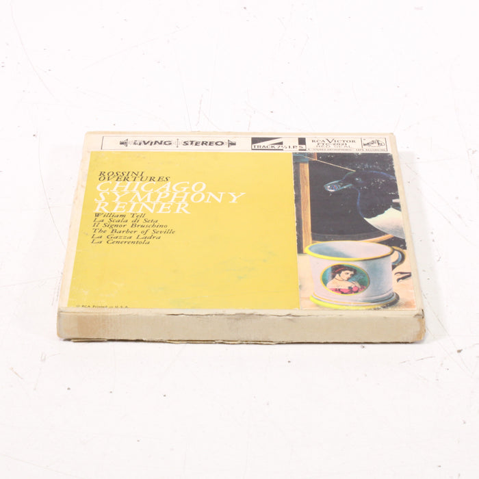 Rossini Overtures – Chicago Symphony Orchestra – Conducted by Fritz Reiner Reel to Reel Tape 7" 1/4" 7½ IPS RCA Victor-Reel-to-Reel Tape-SpenCertified-vintage-refurbished-electronics