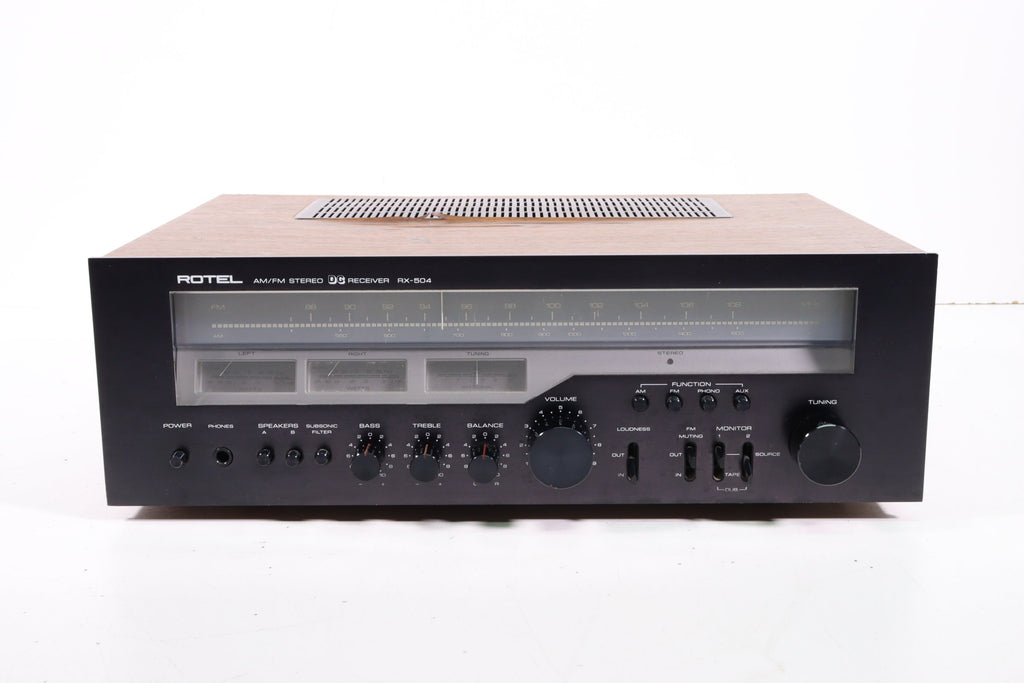 Rotel RX-504 AM FM Stereo DC Receiver (HAS ISSUES) — SpenCertified