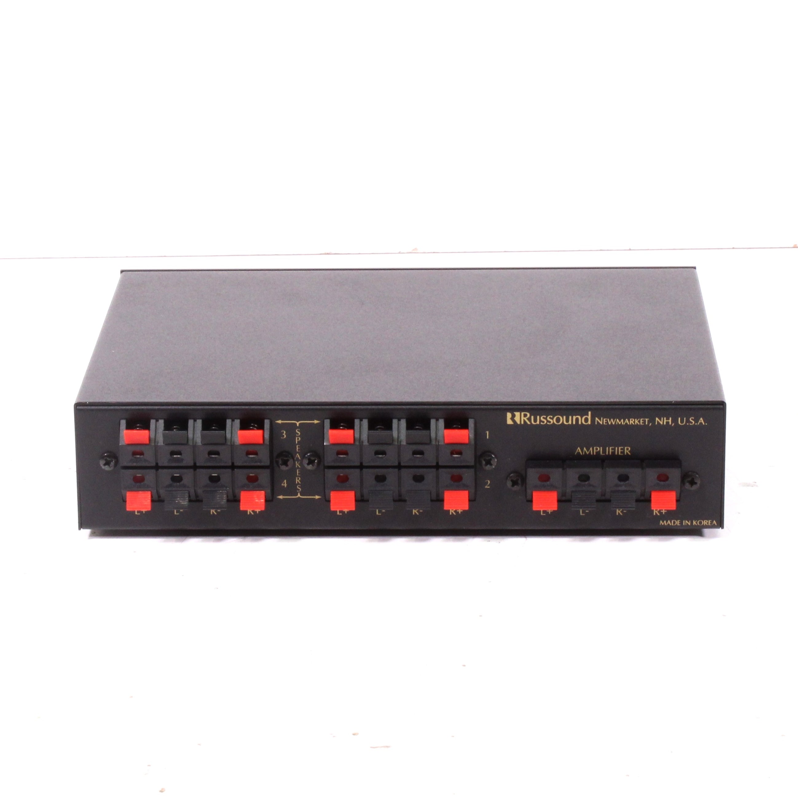 Russound SS-4 4 Pair Stereo Speaker Selector w/ Automatic Impedance Ma ...
