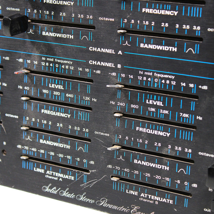 SAE 2800 Solid State Stereo Parametric Equalizer (AS IS)-Equalizers-SpenCertified-vintage-refurbished-electronics