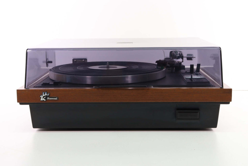 SANSUI FR-3060 Vintage Wooden Automatic Turntable (Original Box