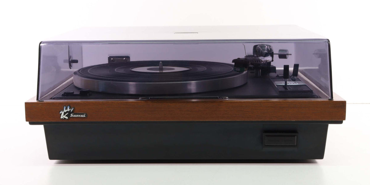 SANSUI FR-3060 Vintage Wooden Automatic Turntable (Original Box 