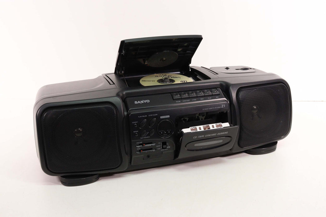 SANYO CD Radio Cassette Recorder Z1-Radios-SpenCertified-vintage-refurbished-electronics