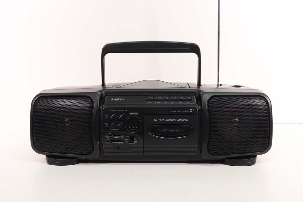 SANYO CD Radio Cassette Recorder Z1-Radios-SpenCertified-vintage-refurbished-electronics