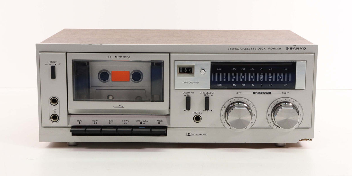 Sanyo RD5008 Vintage Stereo Cassette Deck — SpenCertified