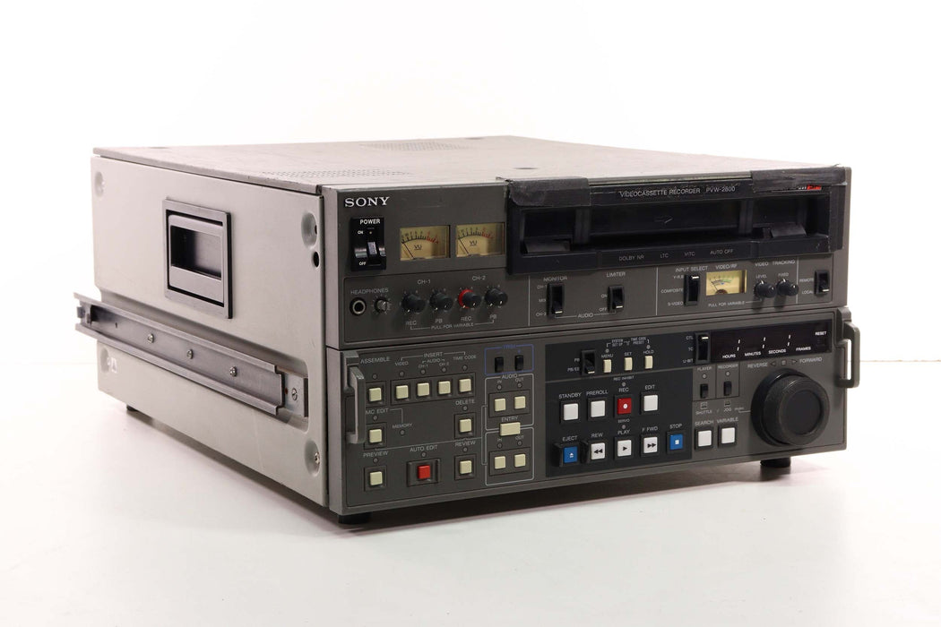 SONY BetaCam BVW-2800 Professional Betamax Video Cassette Recorder (Not Tested, AS IS)-Electronics-SpenCertified-vintage-refurbished-electronics