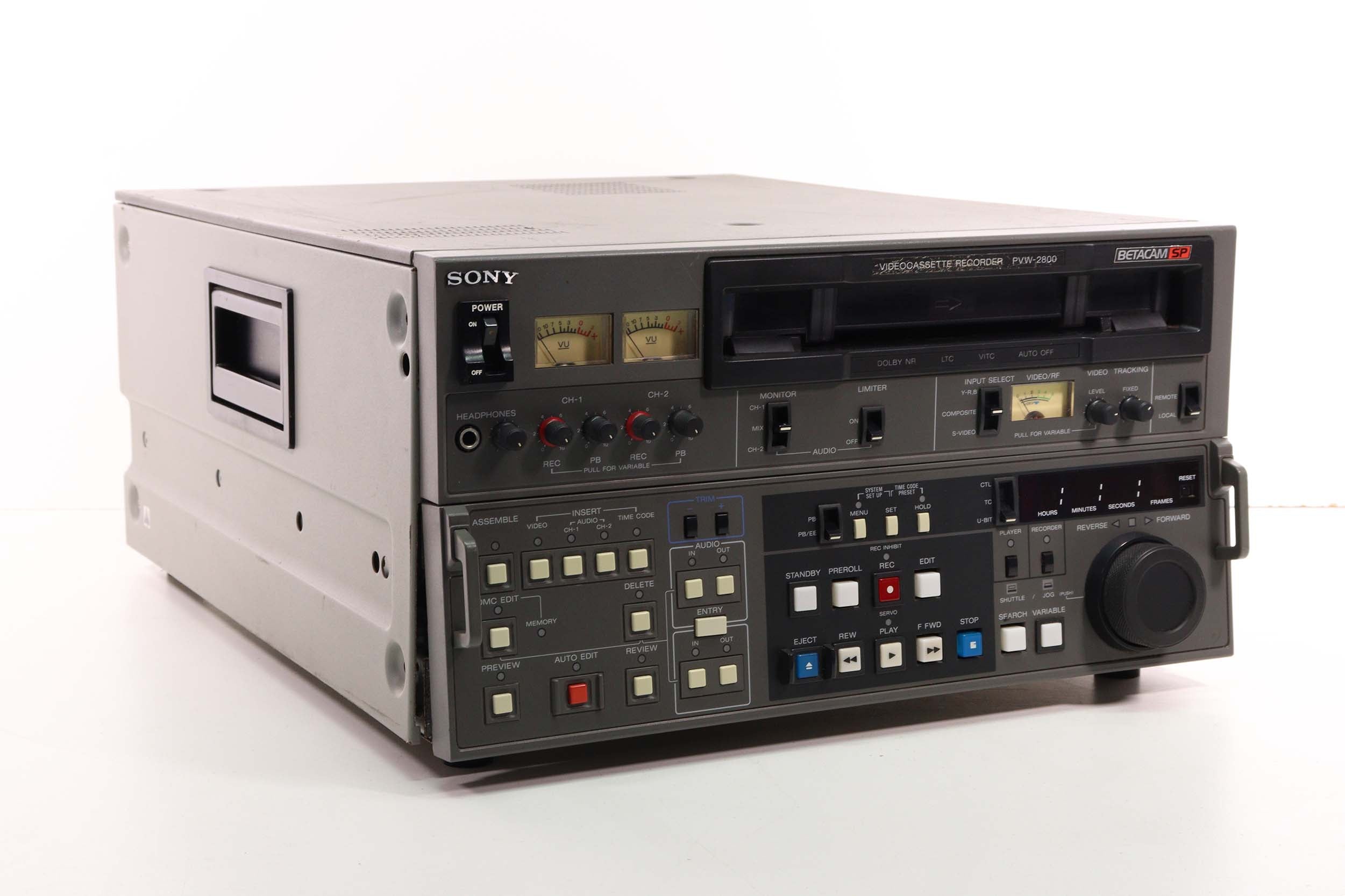 SONY BetaCam BVW-2800 Professional Betamax Video Cassette Recorder (Not  Tested, AS IS)