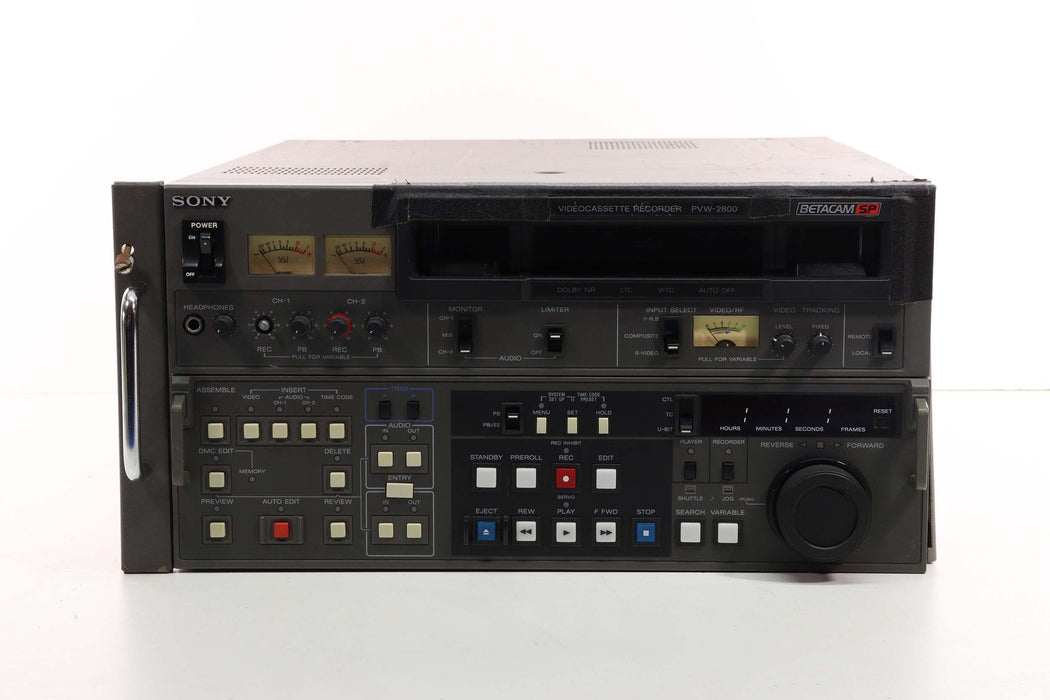 SONY BetaCam BVW-2800 Professional Betamax Video Cassette Recorder (Not Tested, AS IS)-Electronics-SpenCertified-vintage-refurbished-electronics