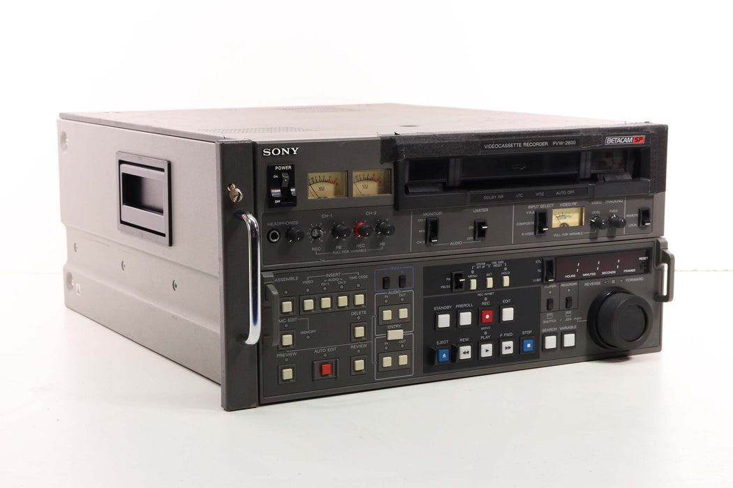 SONY BetaCam BVW-2800 Professional Betamax Video Cassette Recorder (Not Tested, AS IS)-Electronics-SpenCertified-vintage-refurbished-electronics