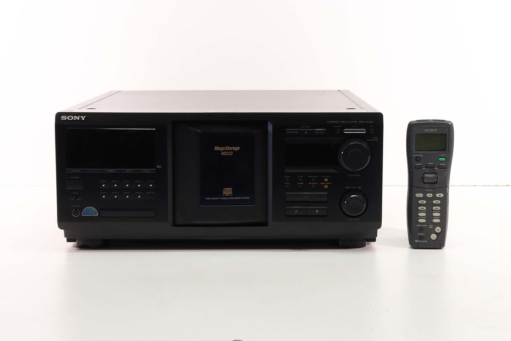 SONY CDP-CX450 400-Disc Changer CD Player High Capacity Mega Disc