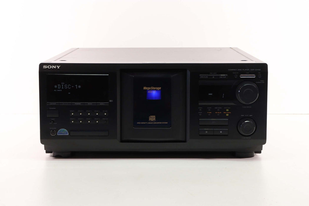 SONY CDP-CX450 400-Disc Changer CD Player High Capacity Mega Disc Changer-CD Players & Recorders-SpenCertified-vintage-refurbished-electronics