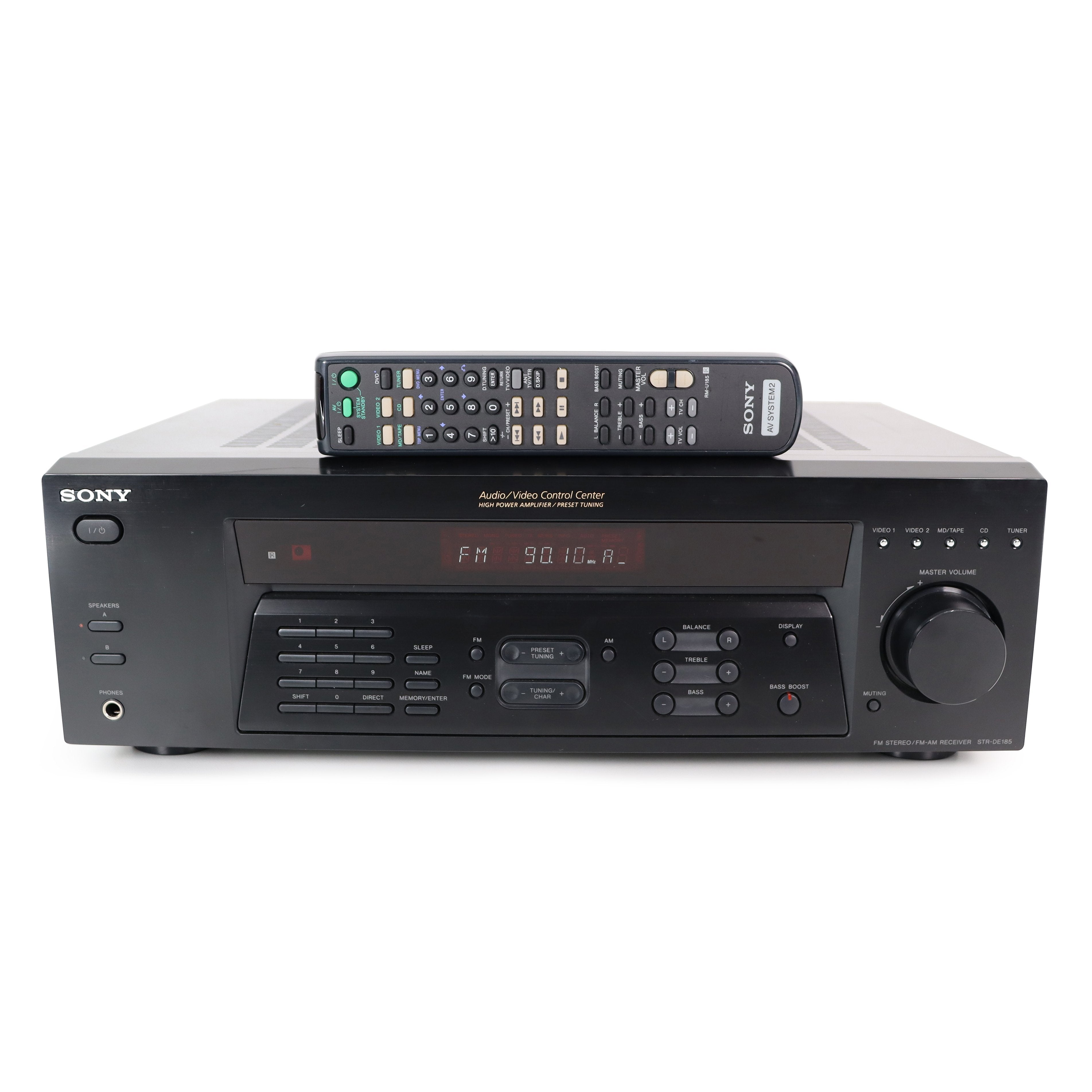 Str De185 SONY STR-DE185 FM Stereo/FM-AM Receiver