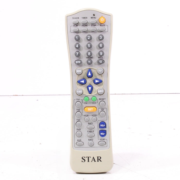 Starx Remote Control STAR EL7065 Universal Remote Control for TV/VCR/DVD/CD/AUX — SpenCertified