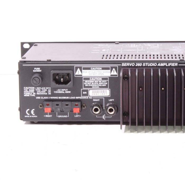Samson Servo 260 Stereo Power Amplifier-Audio Amplifiers-SpenCertified-vintage-refurbished-electronics