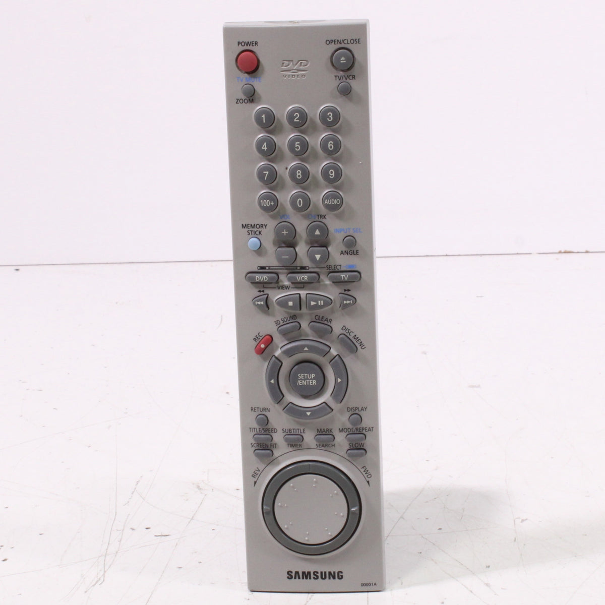 Samsung 00001A Remote Control for DVD/VCR Combo Player DVDV2500 ...
