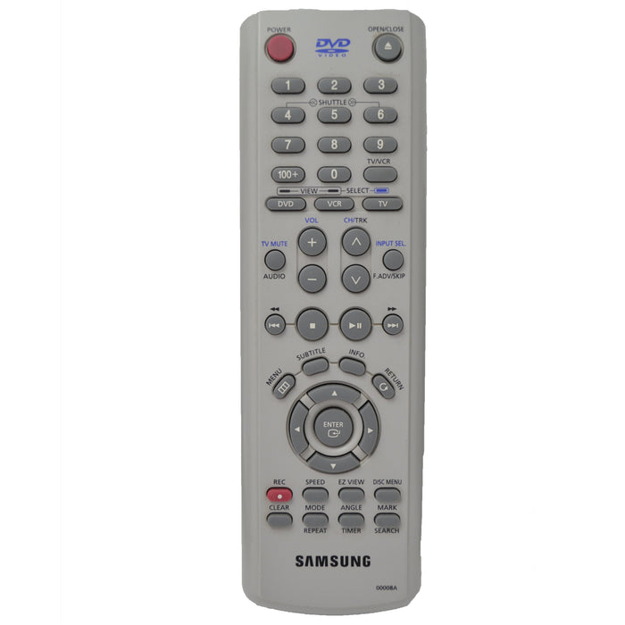 Samsung 00008A Remote Control for DVD/VHS Combo Player DVD-V3650 and More-Remote-SpenCertified-refurbished-vintage-electonics