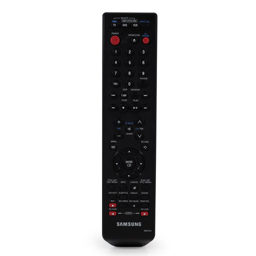 SAMSUNG 00053A DVD VCR Remote Control for Model DVD-VR335-Remote-SpenCertified-vintage-refurbished-electronics