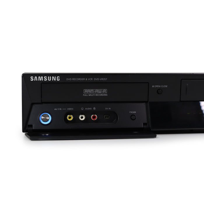 Samsung DVD-VR357 DVD/VHS Combo Player/Recorder Black Modern Design HDMI VCR-Electronics-SpenCertified-refurbished-vintage-electonics