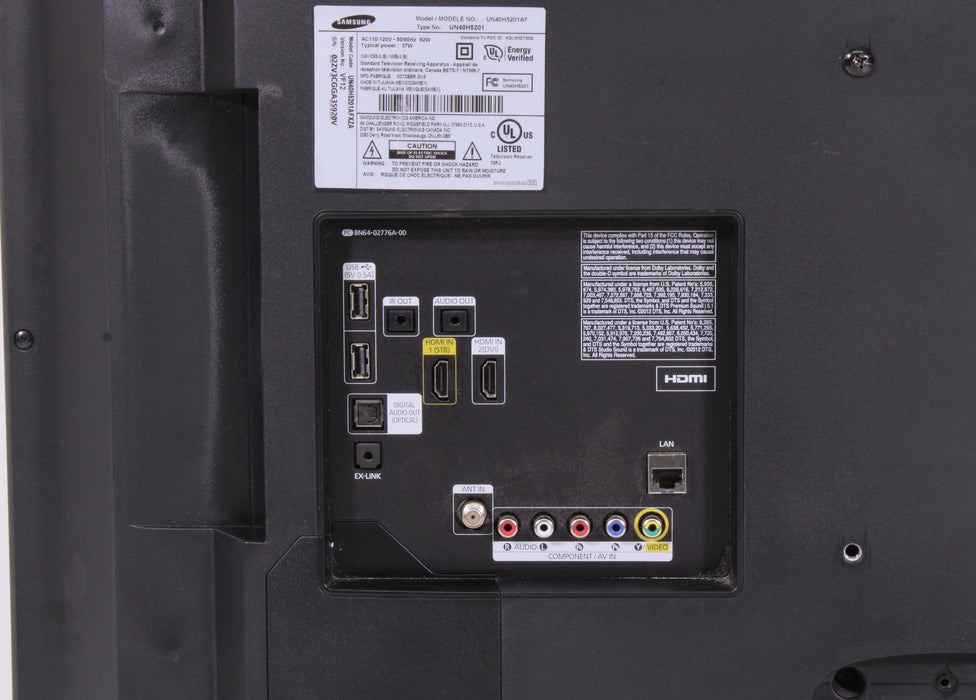 Samsung UN40H5201AFXZA 40" Class 1080p Smart LED HDTV 2015-Televisions-SpenCertified-vintage-refurbished-electronics