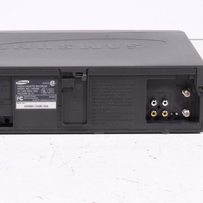 Samsung VR5060 VHS Hi-Fi Stereo VCR 4-Head Front A/V-VCRs-SpenCertified-vintage-refurbished-electronics