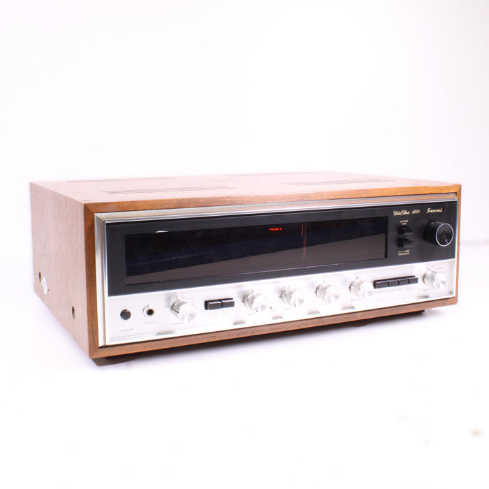 Sansui 4000 Solid State AM/FM MPX Stereo Receiver Silver Face Wood Case w/ Phono (1969)-Audio & Video Receivers-SpenCertified-vintage-refurbished-electronics
