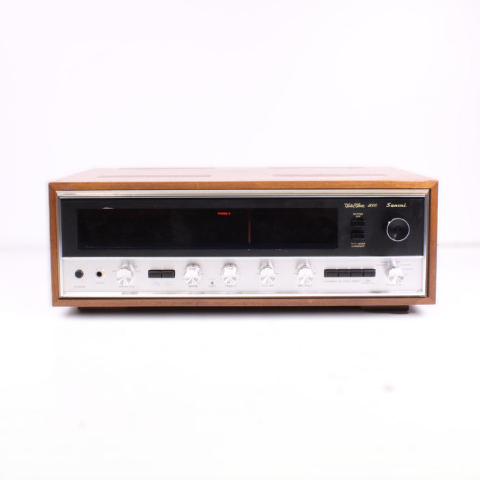 Sansui 4000 Solid State AM/FM MPX Stereo Receiver Silver Face Wood Case w/ Phono (1969)-Audio & Video Receivers-SpenCertified-vintage-refurbished-electronics