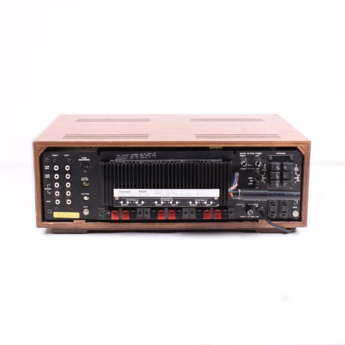 Sansui 4000 Solid State AM/FM MPX Stereo Receiver Silver Face Wood Case w/ Phono (1969)-Audio & Video Receivers-SpenCertified-vintage-refurbished-electronics