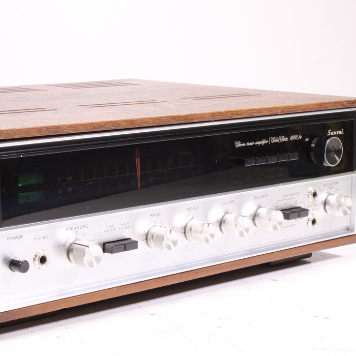 Sansui 5000A Solid State AM/FM Stereo Tuner Amplifier with Phono (1969) AS-IS??-Audio Amplifiers-SpenCertified-vintage-refurbished-electronics