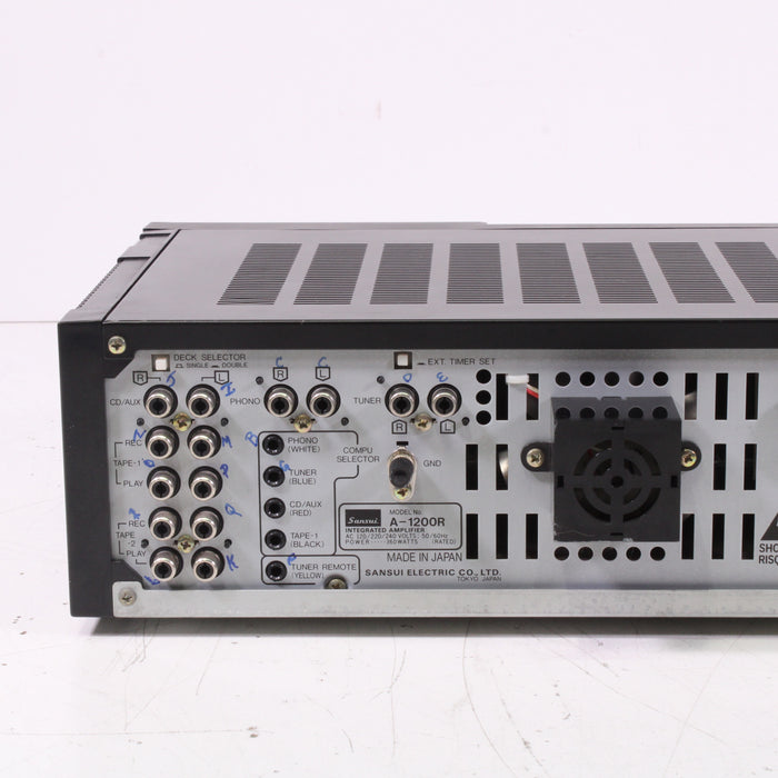 Sansui A-1200R Stereo Integrated Amplifier Vintage (1970s)-Power Amplifiers-SpenCertified-vintage-refurbished-electronics