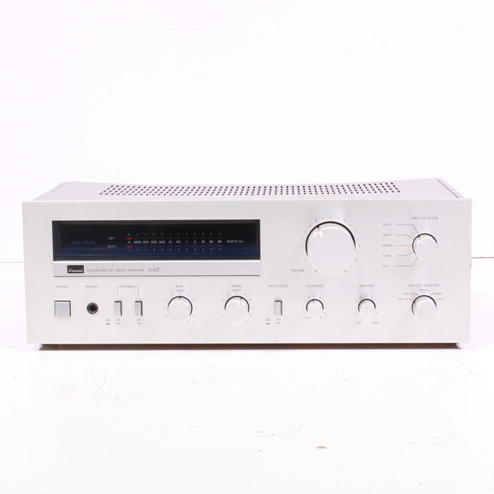 Sansui A-60 Stereo Integrated Amplifier Silver Face (1980)-Integrated Amplifiers-SpenCertified-vintage-refurbished-electronics