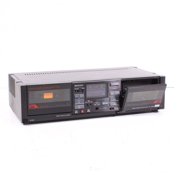 Sansui D-75BW Double Cassette Deck Dolby B-Cassette Players & Recorders-SpenCertified-vintage-refurbished-electronics