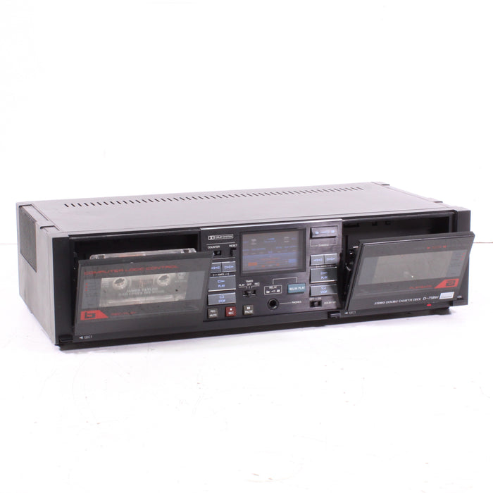 Sansui D-75BW Double Cassette Deck Dolby B-Cassette Players & Recorders-SpenCertified-vintage-refurbished-electronics