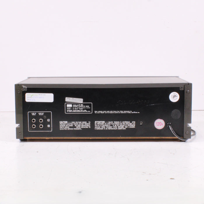 Sansui D-90 Stereo Cassette Deck Auto-Stop Dolby B/C HX-Pro (1980)-Cassette Players & Recorders-SpenCertified-vintage-refurbished-electronics