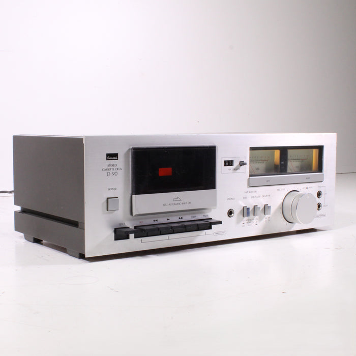 Sansui D-90 Stereo Cassette Deck Auto-Stop Dolby B/C HX-Pro (1980)-Cassette Players & Recorders-SpenCertified-vintage-refurbished-electronics