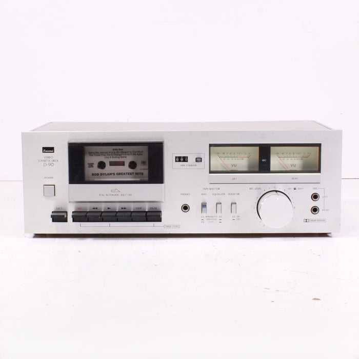 Sansui D-90 Stereo Cassette Deck Auto-Stop Dolby B/C HX-Pro (1980)-Cassette Players & Recorders-SpenCertified-vintage-refurbished-electronics