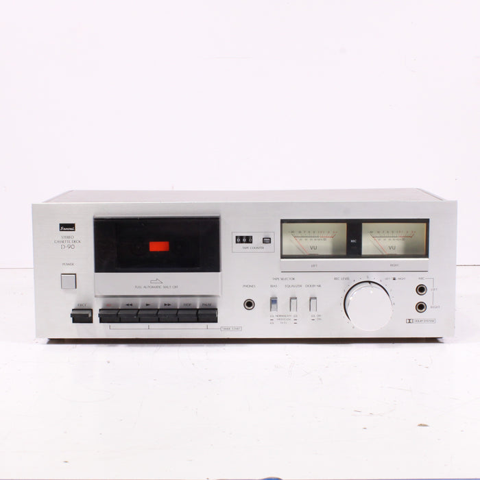 Sansui D-90 Stereo Cassette Deck Auto-Stop Dolby B/C HX-Pro (1980)-Cassette Players & Recorders-SpenCertified-vintage-refurbished-electronics
