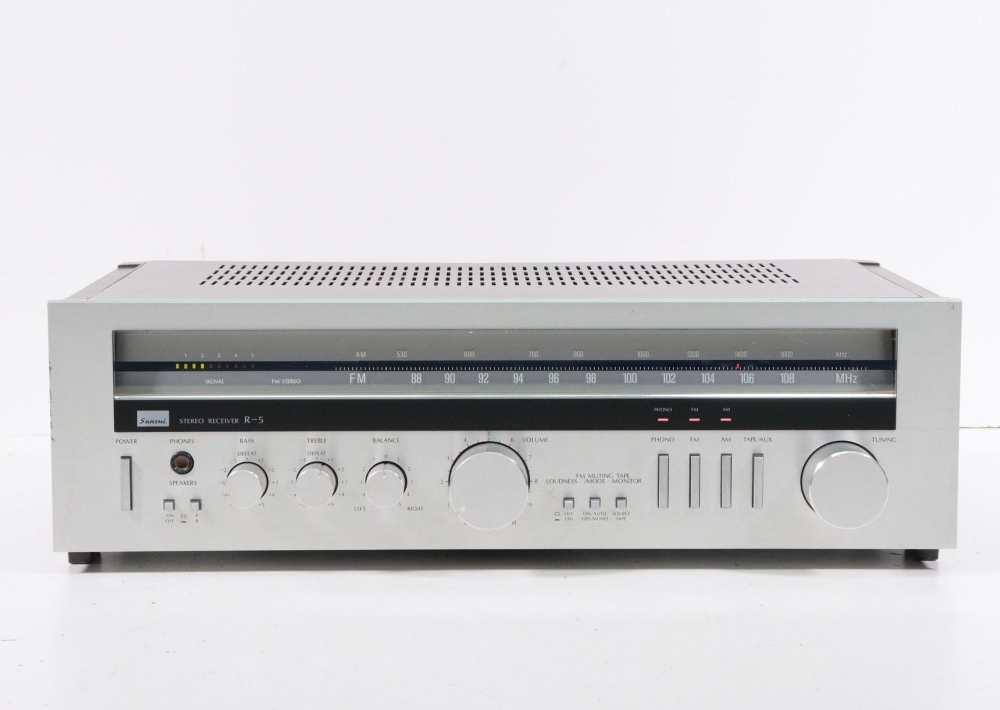 Sansui R-5 Vintage FM AM Stereo Receiver Made in Japan — SpenCertified