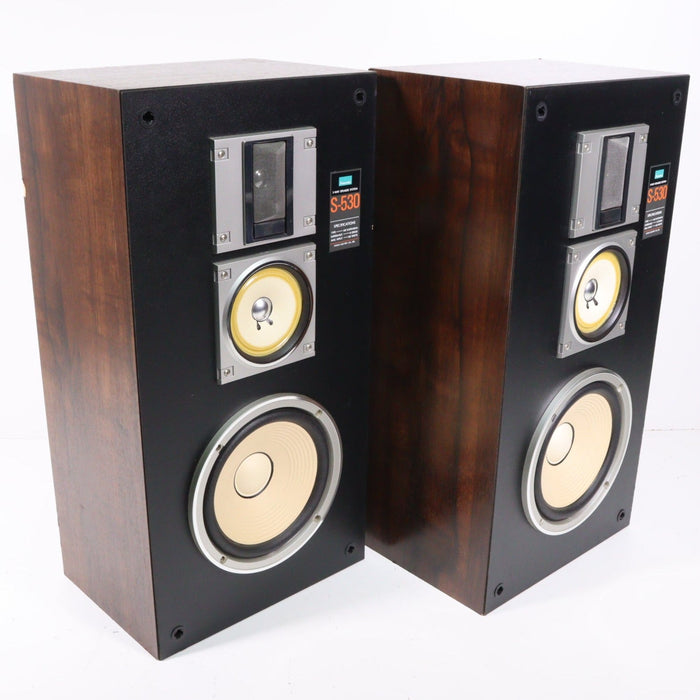 Sansui S-530 3-Way Floor Speaker Pair-Speakers-SpenCertified-vintage-refurbished-electronics