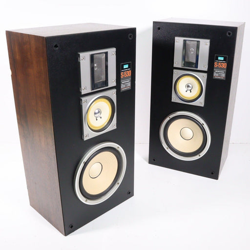 Sansui S-530 3-Way Floor Speaker Pair-Speakers-SpenCertified-vintage-refurbished-electronics