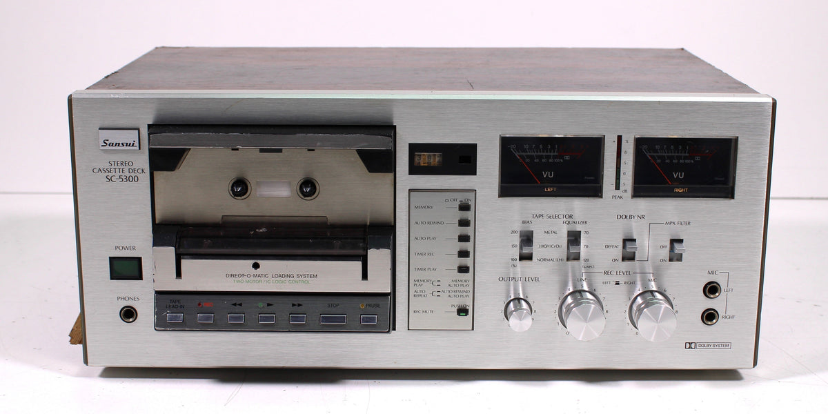 Sansui SC-5300 Vintage Stereo Cassette Deck — SpenCertified