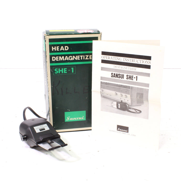 Sansui SHE-1 Head Demagnetizer Tape Deck Maintenance Tool (ORIGINAL BOX INCLUDED)-Head Demagnetizer-SpenCertified-vintage-refurbished-electronics