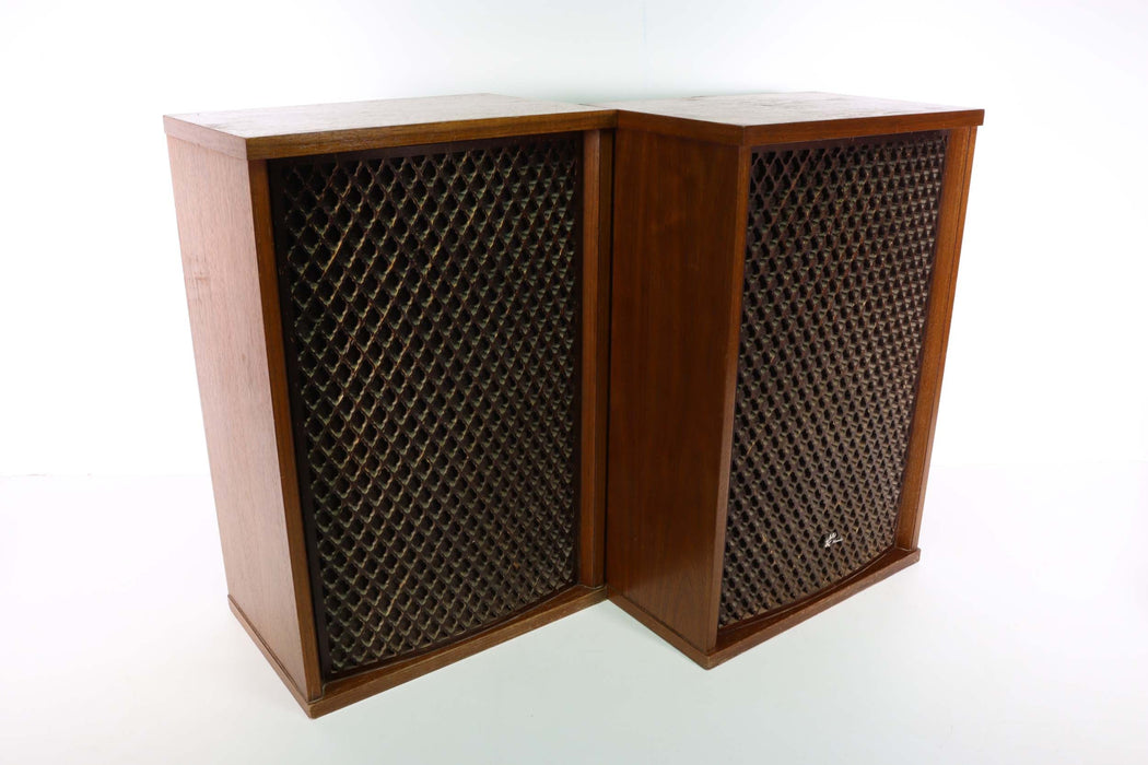 Sansui SP-2500 3 Way Speaker System Pair Brown Vintage-Speakers-SpenCertified-vintage-refurbished-electronics