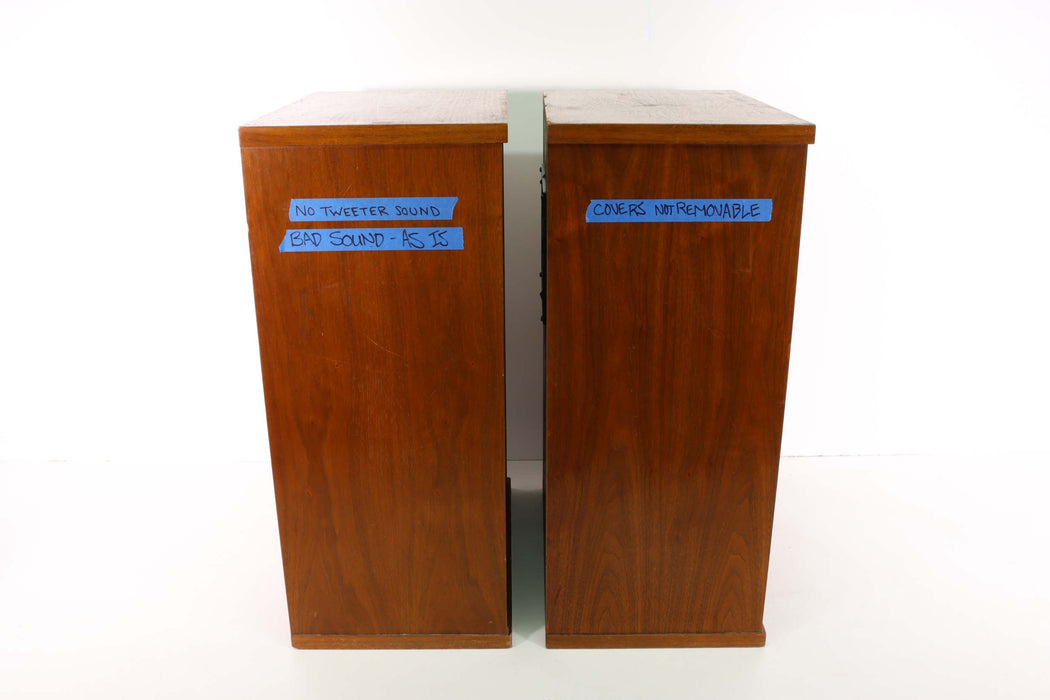 Sansui SP-2500 3 Way Speaker System Pair Brown Vintage-Speakers-SpenCertified-vintage-refurbished-electronics