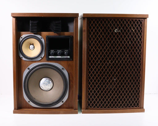Sansui SP-2700 Speaker Pair (NO MID SOUND) (ONE MISSING COVER)-Speakers-SpenCertified-vintage-refurbished-electronics